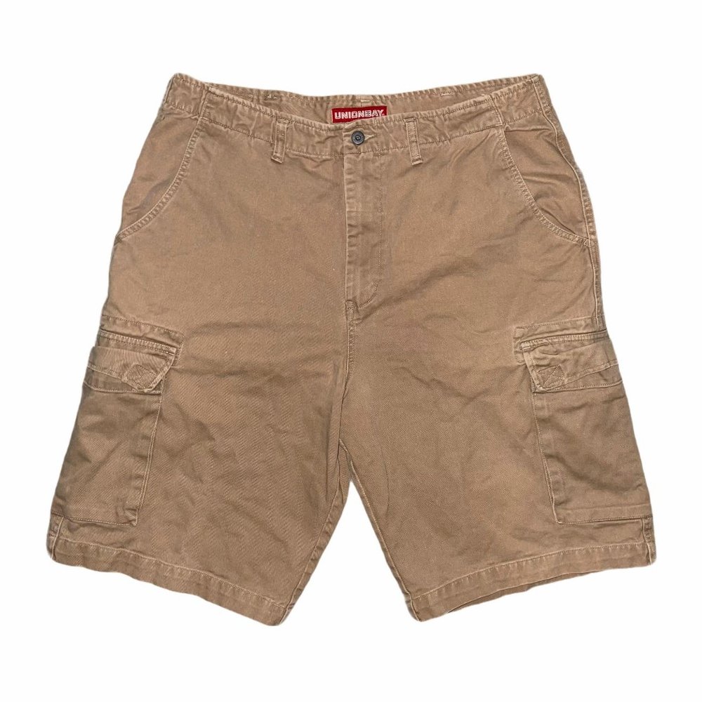 Unionbay Vintage 1990's Thick Long Cargo Shorts 40
